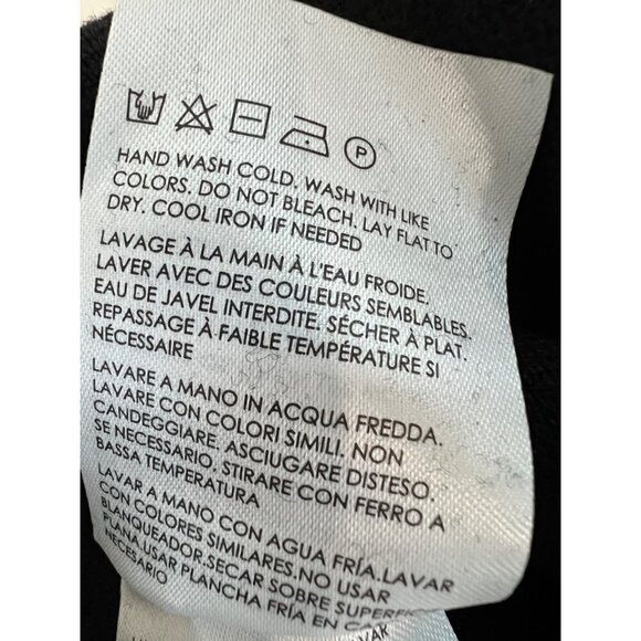 NWOT CLUB MONACO Size S Full Milano Pants with side stripe Black MSRP $165 - Picture 14 of 15